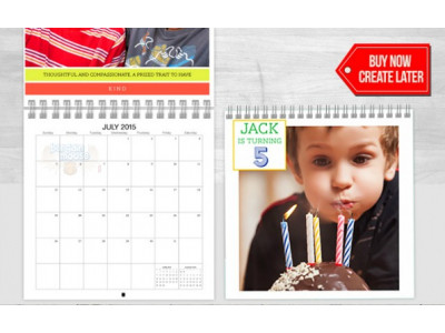 70% Off Personalized Wall Calendar - Now $9 @ Photobook Canada (EXPIRED)