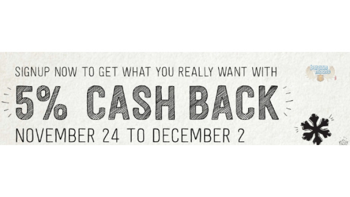 Paypal Canada: Signup For 5% Cash Back