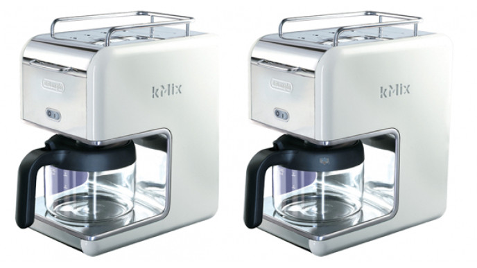 Best Buy Canada: DeLonghi kMix 5-Cups Coffee Maker (DCM02WH) | Was $120 Now $40