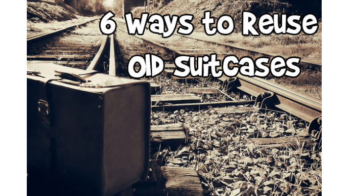6 Ways to Reuse Old Suitcases