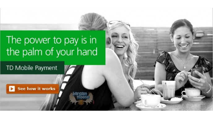 TD Mobile Payment: $25 Credit For Using App
