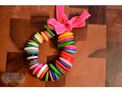 Christmas Button Mini Wreath! 