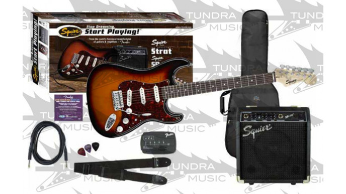 Amazon Canada: Squier By Fender SP10 SE Special Guitar with Amplifier, Brown Sunburst | Was $380 Now $300