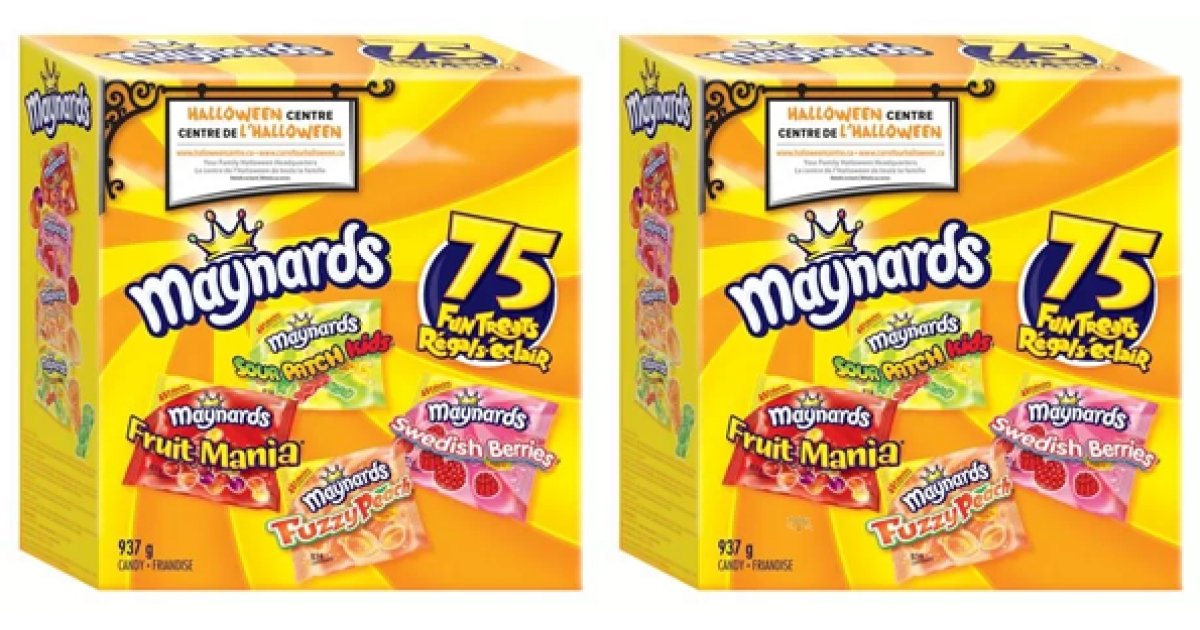 WalMart Canada Maynards Variety Pack Of 75 Fun Treats Was 12 Now 6