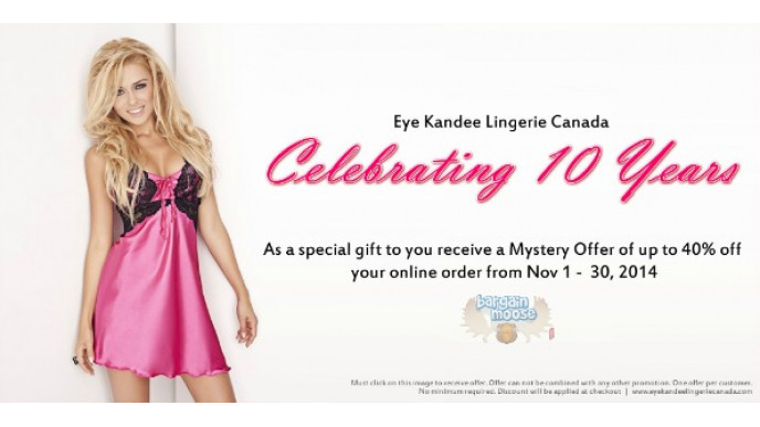 Eye Kandee Canada: Anniversary Mystery Sale with Up To 40% Off