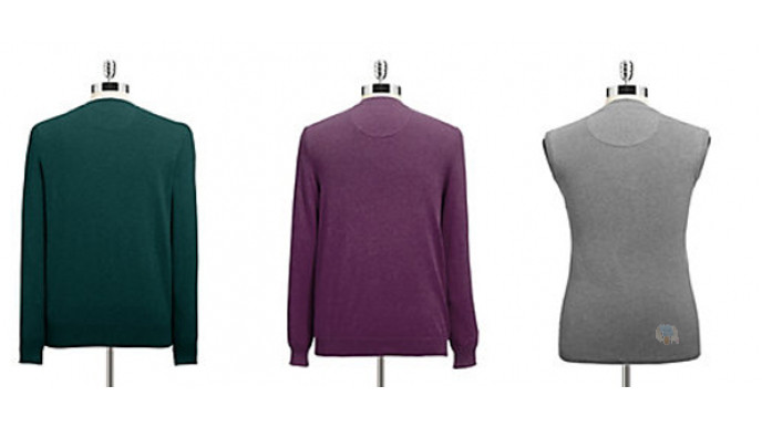 Hudson's Bay Canada: Black Brown 1826 Cotton Blend Sweaters And Vests | Was $40 Now $20