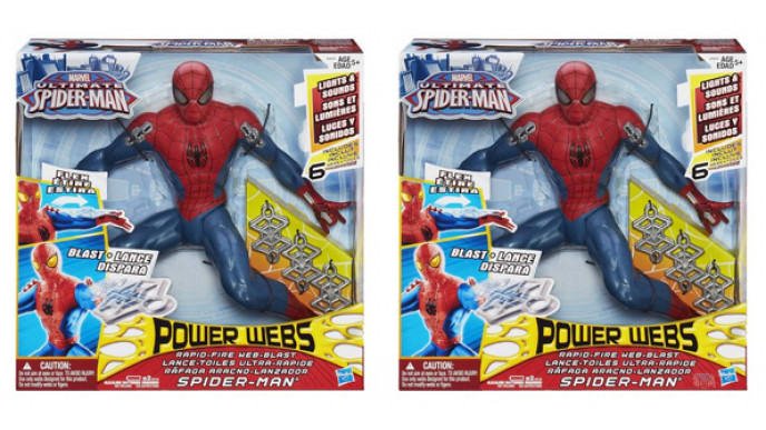 WalMart Canada: Marvel Ultimate Spider-Man Rapid-Fire Web-Blast Figure | Was $39 Now $20