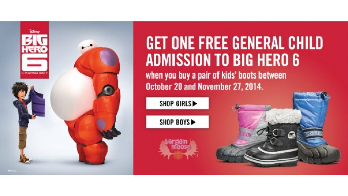 Shoe Company Canada: Free Movie Ticket With Kid's Boot Purchase