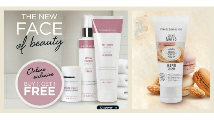 Fruits & Passion Canada: BOGO Free on Skincare