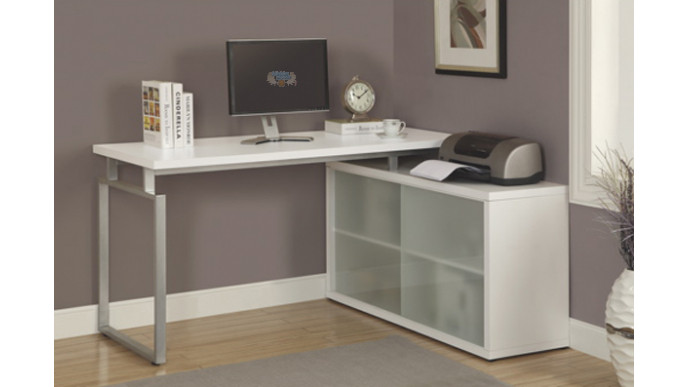 Future Shop Canada: Monarch L-Shape Desk With Built-In Storage Space | Was $380 Now $160 (EXPIRED)