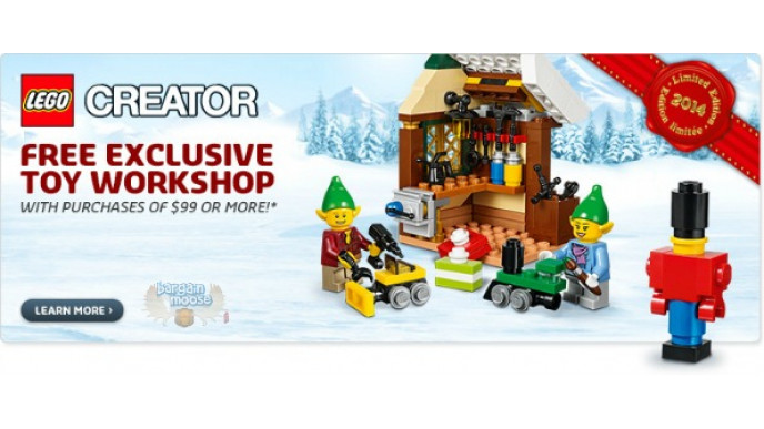 Lego Canada: Free Exclusive Toy Workshop with $99+ Purchase ($12 Value)