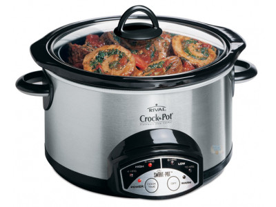 Amazon Canada: Rival Crock-Pot 5-Quart Stainless Steel Round Smartpot Slow Cooker | Was $55 Now $32