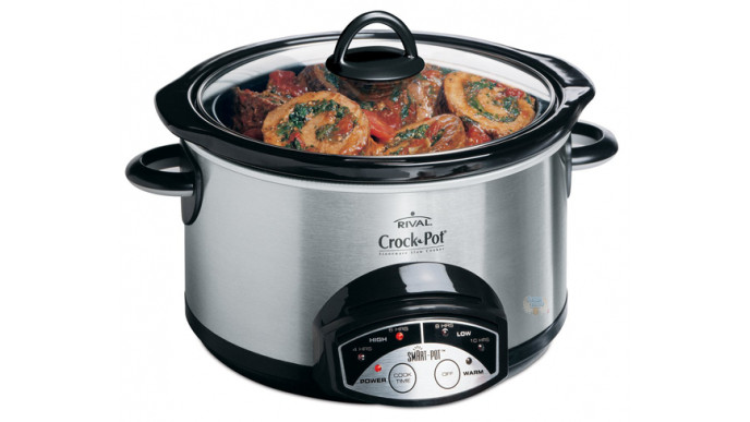 Amazon Canada: Rival Crock-Pot 5-Quart Stainless Steel Round Smartpot Slow Cooker | Was $55 Now $32