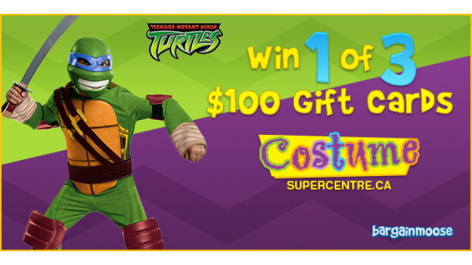 Bargainmoose Contest: Win 1 of 3 Gift Cards For Costume Supercentre! (EXPIRED)