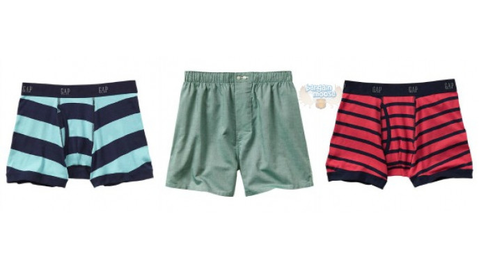 The Gap Canada: Men's Boxers only $7.50 (Was $18) with Coupon Code