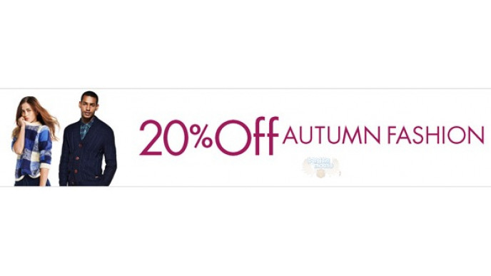 Amazon.co.uk Coupon Code: 20% Off Autumn Clothing Collection