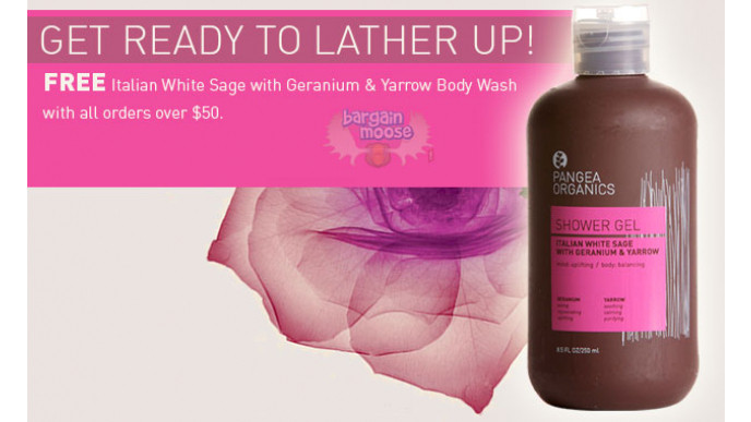 Pangea Organics Canada Freebie: Free Italian White Sage Body Wash ($18 Value) With Purchase