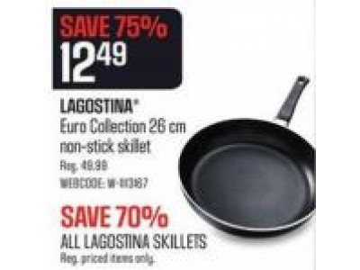 Lagostina EuroCollection 26cm Non-stick Skillet was $50 | Will be $12.49 for Boxing Day *HOT*