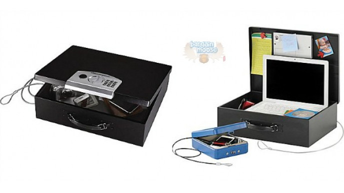 Staples Canada: Electronic Security Safe & Portable Safe Combo Now $50 (Save $50)