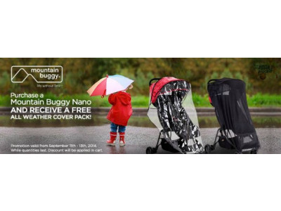 Shop.ca: Free Weather Cover Pack with Mountain Buggy Stroller Purchase ($35 Value)