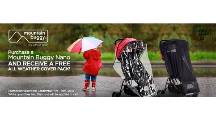 Shop.ca: Free Weather Cover Pack with Mountain Buggy Stroller Purchase ($35 Value)