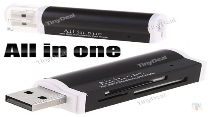 Tinydeal: All In One Flash Memory Card Reader USB 2.0 Only $1.75 (Expired)