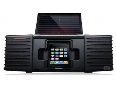 The Source: Etron Soulra Solar Powered iPhone iPod Speaker Dock (Refurbished) Was $250 Now $63
