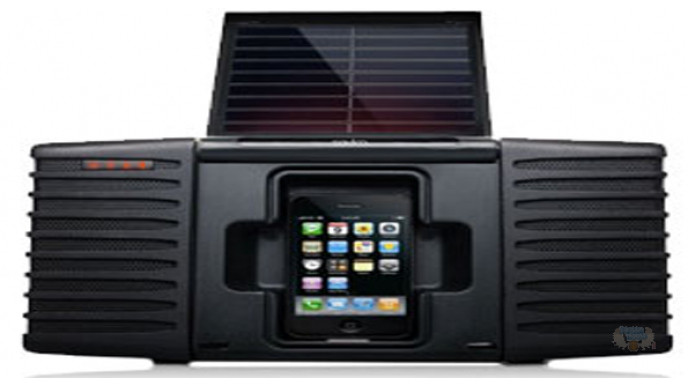 The Source: Etron Soulra Solar Powered iPhone iPod Speaker Dock (Refurbished) Was $250 Now $63