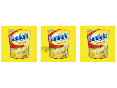 Free Sunlight Oxi Action Dishwasher Pacs with Mail-in Rebate
