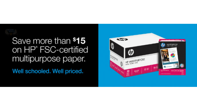 Staples Canada: HP Multipurpose Paper 20LB Case $49.90 (Save $16)