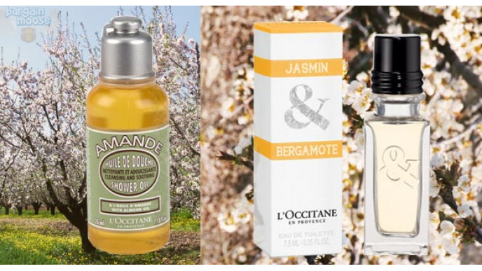 Canadian Freebies: Jasmine & Bergamote EDT or Almond Shower Oil From L’Occitane Canada