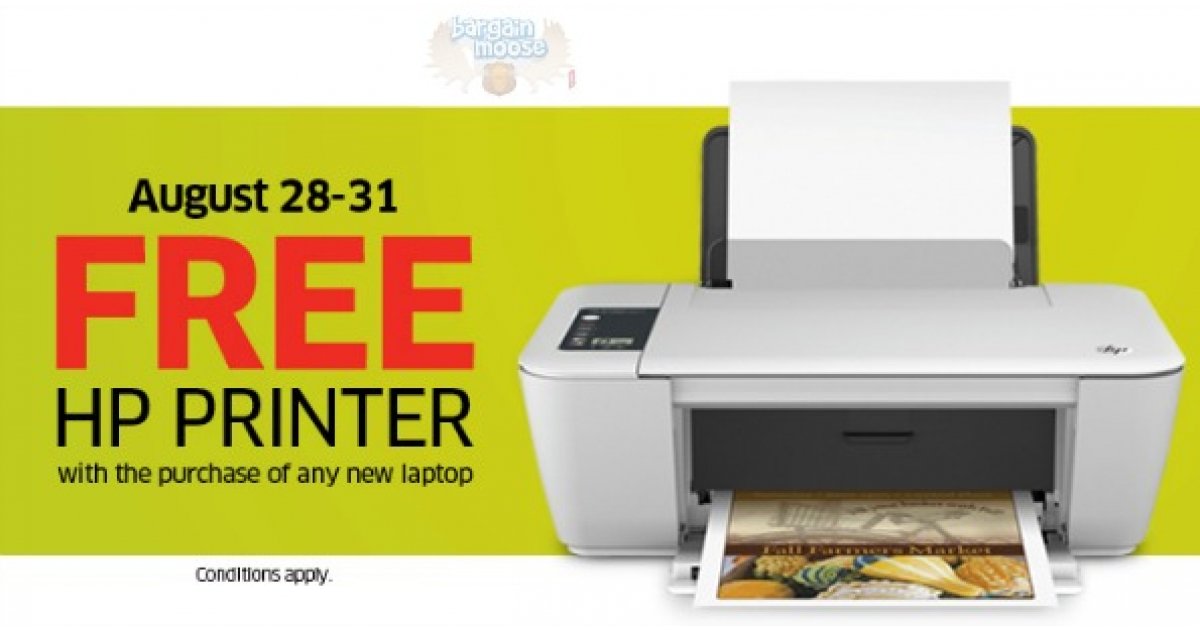 laptop with free printer