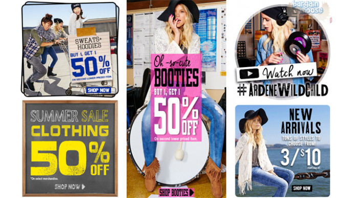 Ardene Canada: $10 off $40, Many Multi Buy Deals, Free Shipping on $59.99, Etc