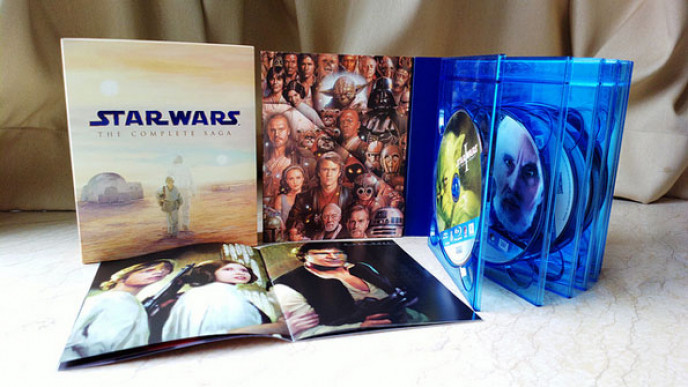 star wars the complete saga blue ray