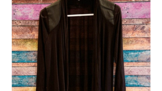 Cents of Style Promo Code: Leather Accent Cardigan Only $9