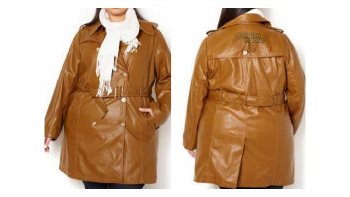 Penningtons Canada:Double Breasted Trench Coat Now $17.49/ Was $150! 