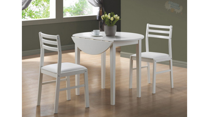 White Coaster 3 Piece Dining Set For Only $49.97 & Free Shipping @ FutureShop /BestBuy Canada (Quick)