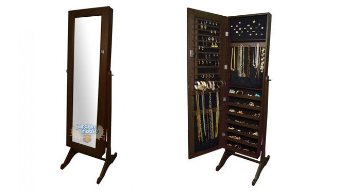 Costco Canada 70 Off Elise Brown Jewellery Armoire Now 170