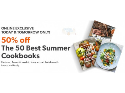 Chapters Indigo Canada: Summer Cookbooks 50% Off 2 days Only 