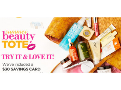The Shopping Channel Canada: Summer Beauty Tote For $30 + $30 Savings Card