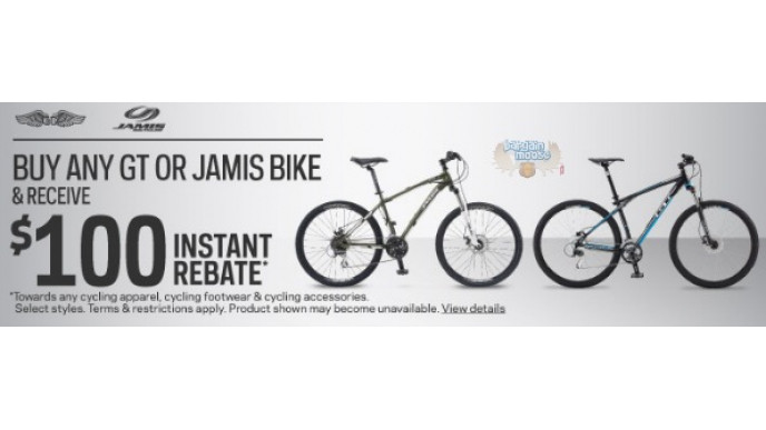 Sport Chek Canada: $100 Rebate With Bicycle Purchase