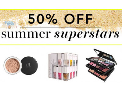 E.L.F (US) Coupon Code: 50% Off Summer Superstars
