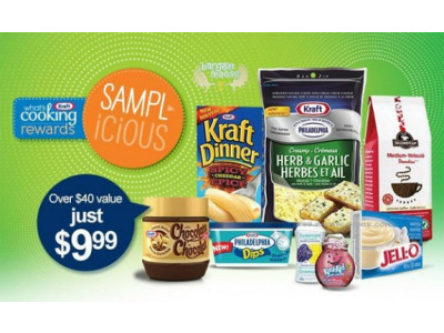 Kraft Samplicious: $9.99 for $40 Value of Kraft products 