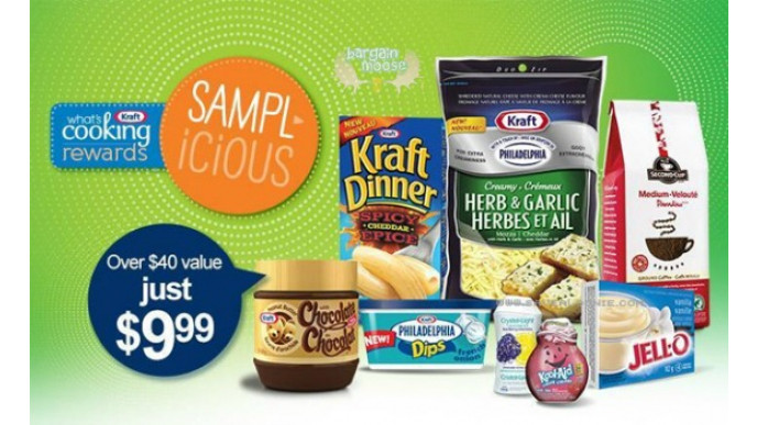Kraft Samplicious: $9.99 for $40 Value of Kraft products 