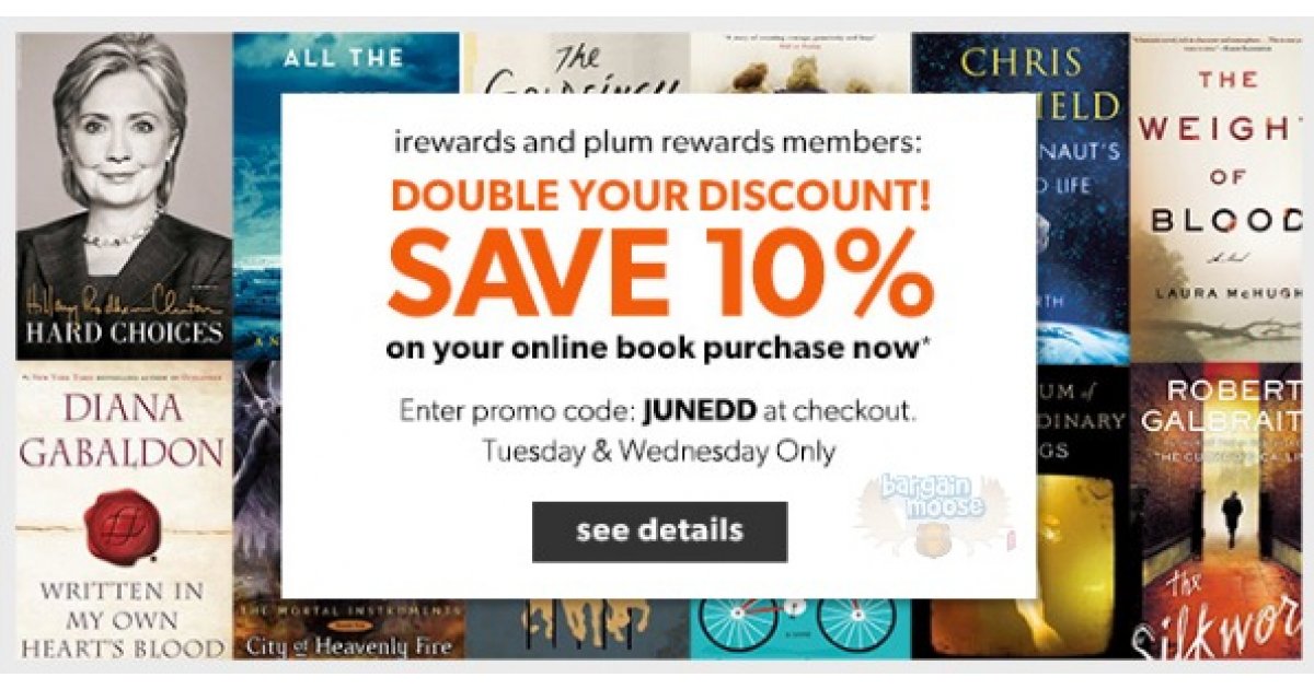 Chapters Indigo Canada Coupon Code 10 Off Books