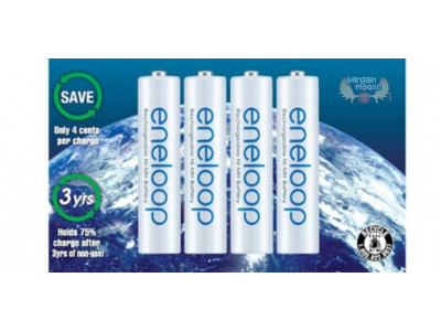 Dell Canada: 4 Pack AA Eneloop Batteries Only $13