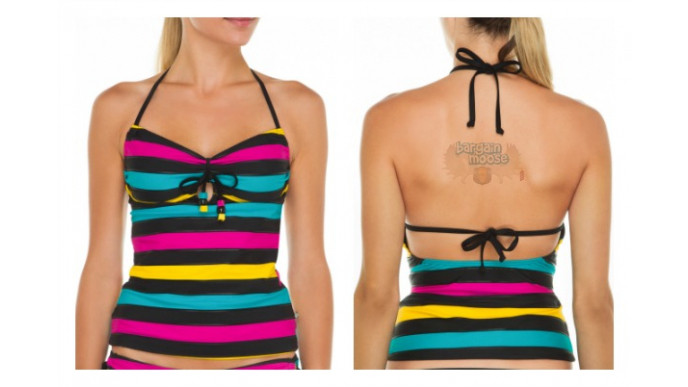 La Vie En Rose: Striped Tankini just $9.99 (was $44.95)