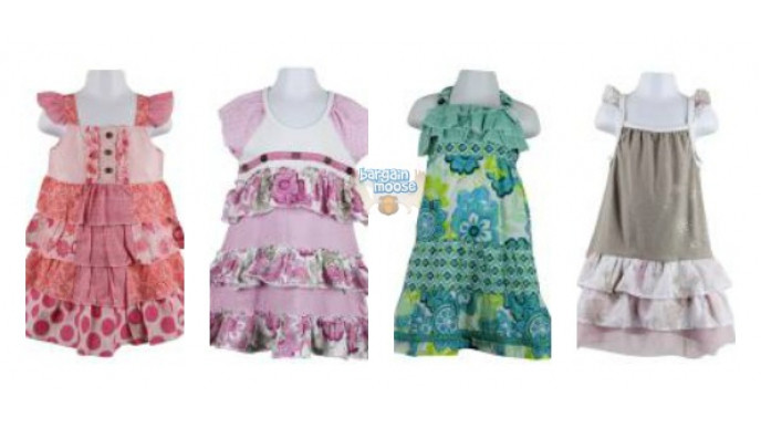 Naartjie Canada: Girl's Lawn Ruffled Sequin Dress Only $20