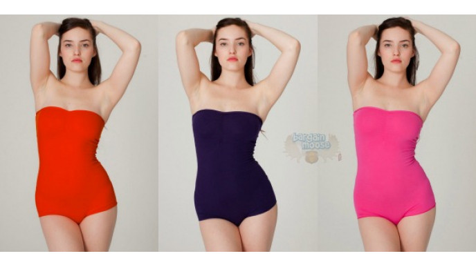 American Apparel: Strapless Ruched Bodysuit $5 (Was $34)
