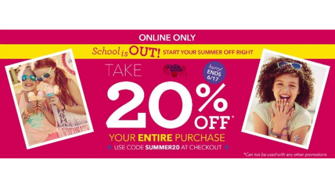 Claire's Canada Coupon for 20% Off & Up to 75% Off Clearance